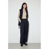 ベーシックタックワイドパンツ | AZUL BY MOUSSY | 詳細画像4 