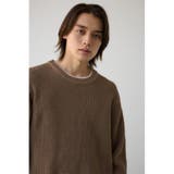 ワッフルレイヤードニット | AZUL BY MOUSSY | 詳細画像14