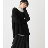 ASYMMETRY NECK LOOSE TOPS | AZUL BY MOUSSY | 詳細画像2