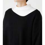 ASYMMETRY NECK LOOSE TOPS | AZUL BY MOUSSY | 詳細画像8