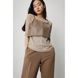 FAUX LEATHER BUSTIER SET TOPS | AZUL BY MOUSSY | 詳細画像11