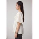 2WAYペプラムギャザーブラウス | AZUL BY MOUSSY | 詳細画像6