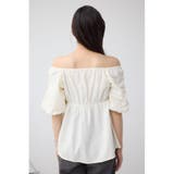 2WAYペプラムギャザーブラウス | AZUL BY MOUSSY | 詳細画像14 