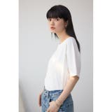 メタリックプリントTシャツ | AZUL BY MOUSSY | 詳細画像2 