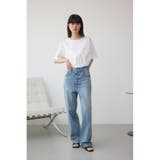 メタリックプリントTシャツ | AZUL BY MOUSSY | 詳細画像3 