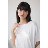O/WHT1 | メタリックプリントTシャツ | AZUL BY MOUSSY