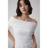 オフショルダーリブトップス | AZUL BY MOUSSY | 詳細画像1 