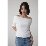 オフショルダーリブトップス | AZUL BY MOUSSY | 詳細画像2 