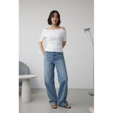 オフショルダーリブトップス | AZUL BY MOUSSY | 詳細画像3 