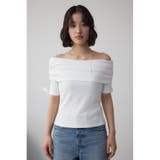 オフショルダーリブトップス | AZUL BY MOUSSY | 詳細画像4 