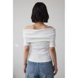 オフショルダーリブトップス | AZUL BY MOUSSY | 詳細画像6 