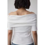 オフショルダーリブトップス | AZUL BY MOUSSY | 詳細画像8 