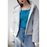 異素材切替キルティングコート | AZUL BY MOUSSY | 詳細画像28