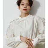 PIPING DESIGN BLOUSE | AZUL BY MOUSSY | 詳細画像3