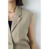 リネンブレンドテーラードベスト | AZUL BY MOUSSY | 詳細画像30 