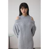 オープンショルダーケーブルニット | AZUL BY MOUSSY | 詳細画像28