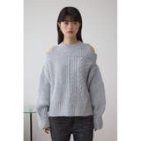オープンショルダーケーブルニット | AZUL BY MOUSSY | 詳細画像38