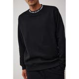BLK | ネックジャガードスウェットトップス | AZUL BY MOUSSY