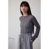 シアーランダムリブニットトップス | AZUL BY MOUSSY | 詳細画像21