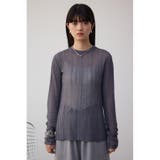 シアーランダムリブニットトップス | AZUL BY MOUSSY | 詳細画像24