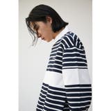 BIG BORDER RUGGER SHIRT | AZUL BY MOUSSY | 詳細画像19 