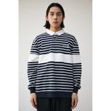 BIG BORDER RUGGER SHIRT | AZUL BY MOUSSY | 詳細画像22 
