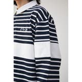 BIG BORDER RUGGER SHIRT | AZUL BY MOUSSY | 詳細画像26 