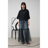 ワイドスリーブ五分袖ツイルシャツ | AZUL BY MOUSSY | 詳細画像14 