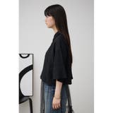 ワイドスリーブ五分袖ツイルシャツ | AZUL BY MOUSSY | 詳細画像16 