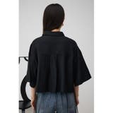 ワイドスリーブ五分袖ツイルシャツ | AZUL BY MOUSSY | 詳細画像17 