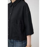 ワイドスリーブ五分袖ツイルシャツ | AZUL BY MOUSSY | 詳細画像19 