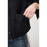 ワイドスリーブ五分袖ツイルシャツ | AZUL BY MOUSSY | 詳細画像21 