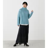 WIDE RIB H／N VOLUME KNIT TOPS | AZUL BY MOUSSY | 詳細画像32 