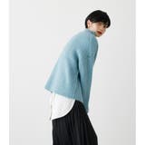 WIDE RIB H／N VOLUME KNIT TOPS | AZUL BY MOUSSY | 詳細画像33 