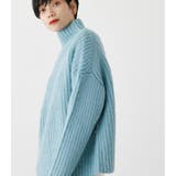 WIDE RIB H／N VOLUME KNIT TOPS | AZUL BY MOUSSY | 詳細画像34 