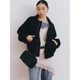 フェイクレザー/スエード2WAYファー付ブルゾン | AZUL BY MOUSSY | 詳細画像20