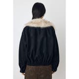 フェイクレザー/スエード2WAYファー付ブルゾン | AZUL BY MOUSSY | 詳細画像26