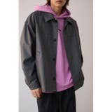 L/GRY1 | フェイクレザーコーチジャケット | AZUL BY MOUSSY