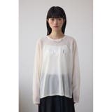 シアーロゴニットトップス | AZUL BY MOUSSY | 詳細画像4