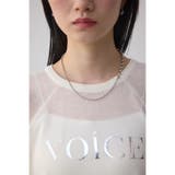 シアーロゴニットトップス | AZUL BY MOUSSY | 詳細画像7