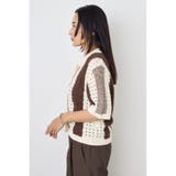 クロシェニットポロカラーカーディガン | AZUL BY MOUSSY | 詳細画像24 