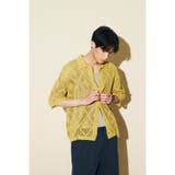 デザインメッシュニットシャツ | AZUL BY MOUSSY | 詳細画像15