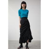 ASYMMETRY FRILL GATHER SKIRT | AZUL BY MOUSSY | 詳細画像3