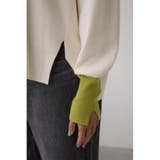 バイカラーカフニット | AZUL BY MOUSSY | 詳細画像11 