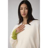 バイカラーカフニット | AZUL BY MOUSSY | 詳細画像2 