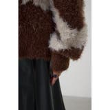 ニュアンスカウ柄Vネックニットトップス | AZUL BY MOUSSY | 詳細画像9 