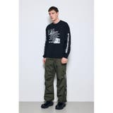 袖ロゴ長袖Tシャツ | AZUL BY MOUSSY | 詳細画像17