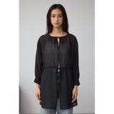 前後2WAY5分袖前リボンブラウス | AZUL BY MOUSSY | 詳細画像18 