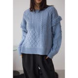 SAX | スイッチングフリンジニット | AZUL BY MOUSSY