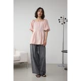 2WAYパフスリーブ配色ペプラムブラウス | AZUL BY MOUSSY | 詳細画像29 